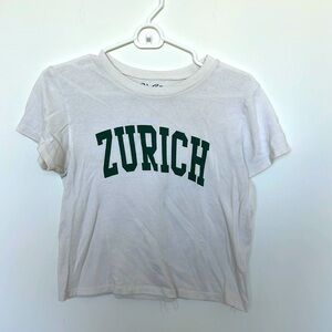 Brandy Melville Zurich Crop Shirt